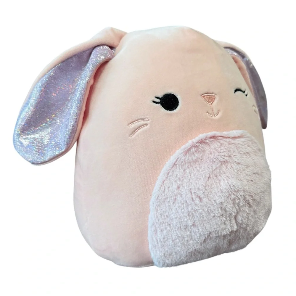 Squishmallows Satine The Winking Peach Plushy 8 Inch Stuffed Animal Bunny NWTS